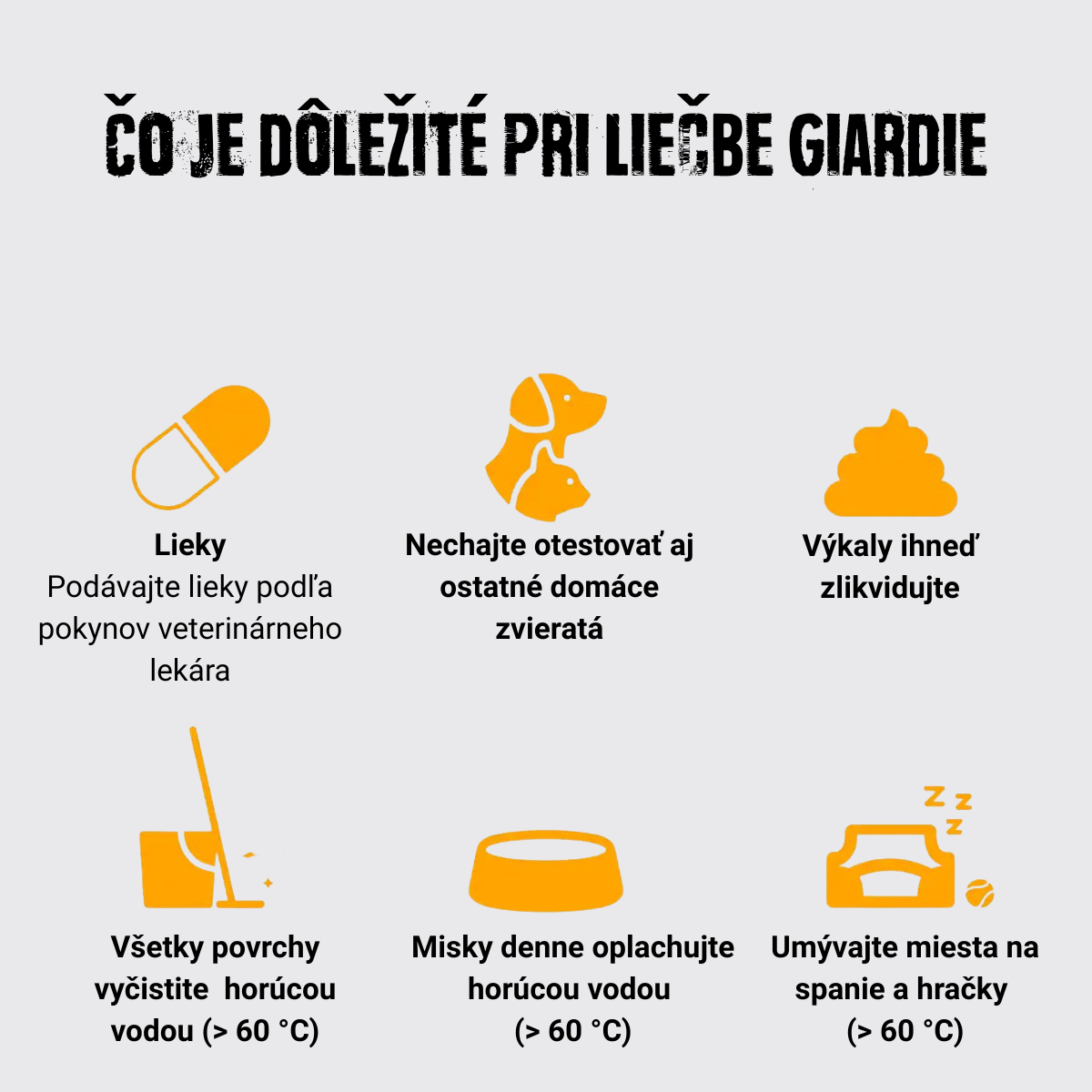 čo je dôležité pri liečbe giardie